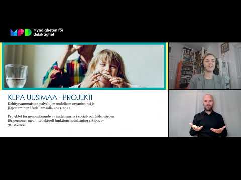 Seminariet Intellektuell funktionsnedsättning, psykisk ohälsa - finska hälsosystemet (svensk text)