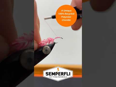 Semperfli Camo Chenille - Recycled Polyester Chenille Behaves Like Hen Hackles