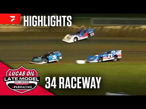 AN INSTANT CLASSIC | Lucas Oil Late Model Dirt Series at 34 Raceway 7/10/25 | Highlights - dirt track racing video image