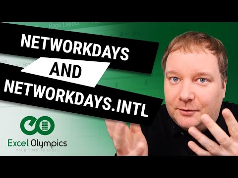 NETWORKDAYS and NETWORKDAYS.INTL functions in Excel