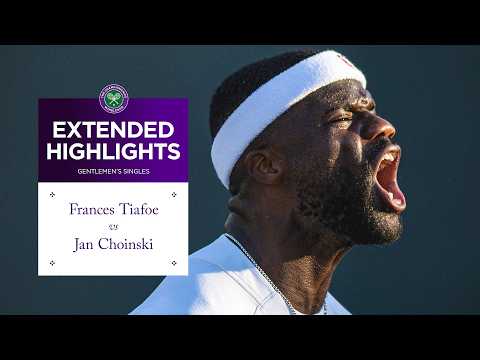 Pure POWER from Tiafoe! | Frances Tiafoe v Jan Choinski | Extended Highlights | Wimbledon 2026