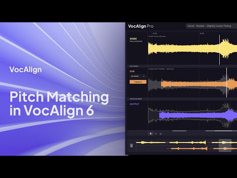 Pitch Matching with VocAlign