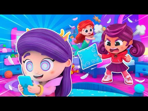 Usa tu teléfono con moderación. La Bella Durmiente 📱🎮 Dibujos animados para niños | Increditales