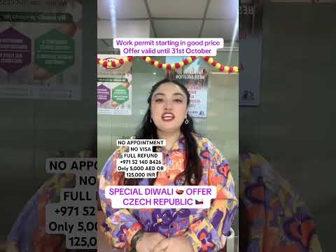 Europe, visa offer for Diwali, apply and get work permit and job in 60-90 days, free appointment