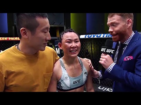 Yan Xiaonan Octagon Interview | UFC Vegas 61