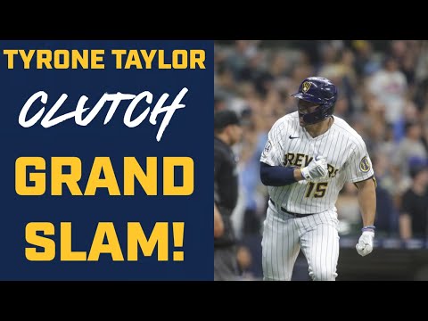 Tyrone Taylor GRAND SLAM! Brewers break it open vs. White Sox video clip