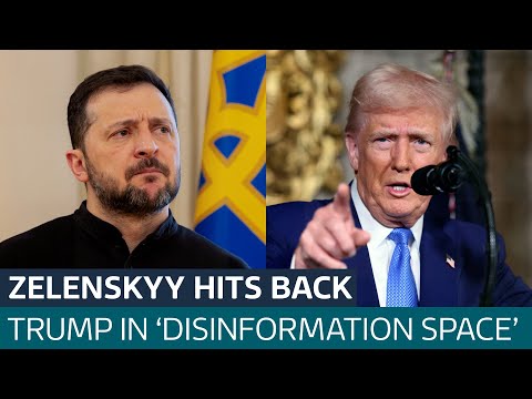Zelenskyy: Trump living in ‘disinformation space’ after US president blames Ukraine for Russia war