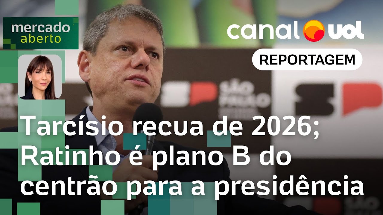 Tarcísio recua da candidatura presidencial Ratinho é plano B do centrão | Amanda Klein