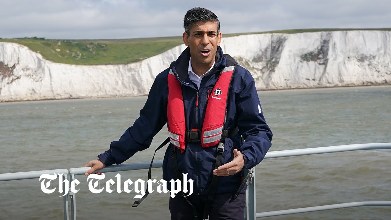 Watch live: Rishi Sunak efforts to tackle the migrant Channel crossings crisis update in Dover, Kent