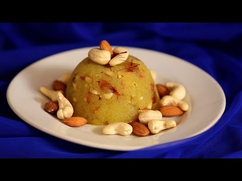 Indian Semolina Pudding (Kesari Bath) Recipe - CookingWithAlia - Episode 361 - UCB8yzUOYzM30kGjwc97_Fvw