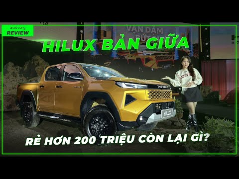 So sánh và lái thử Toyota Hilux 2026 bản GIỮA: rẻ hơn ~200 triệu, dẫn động 1 cầu có đủ dùng?