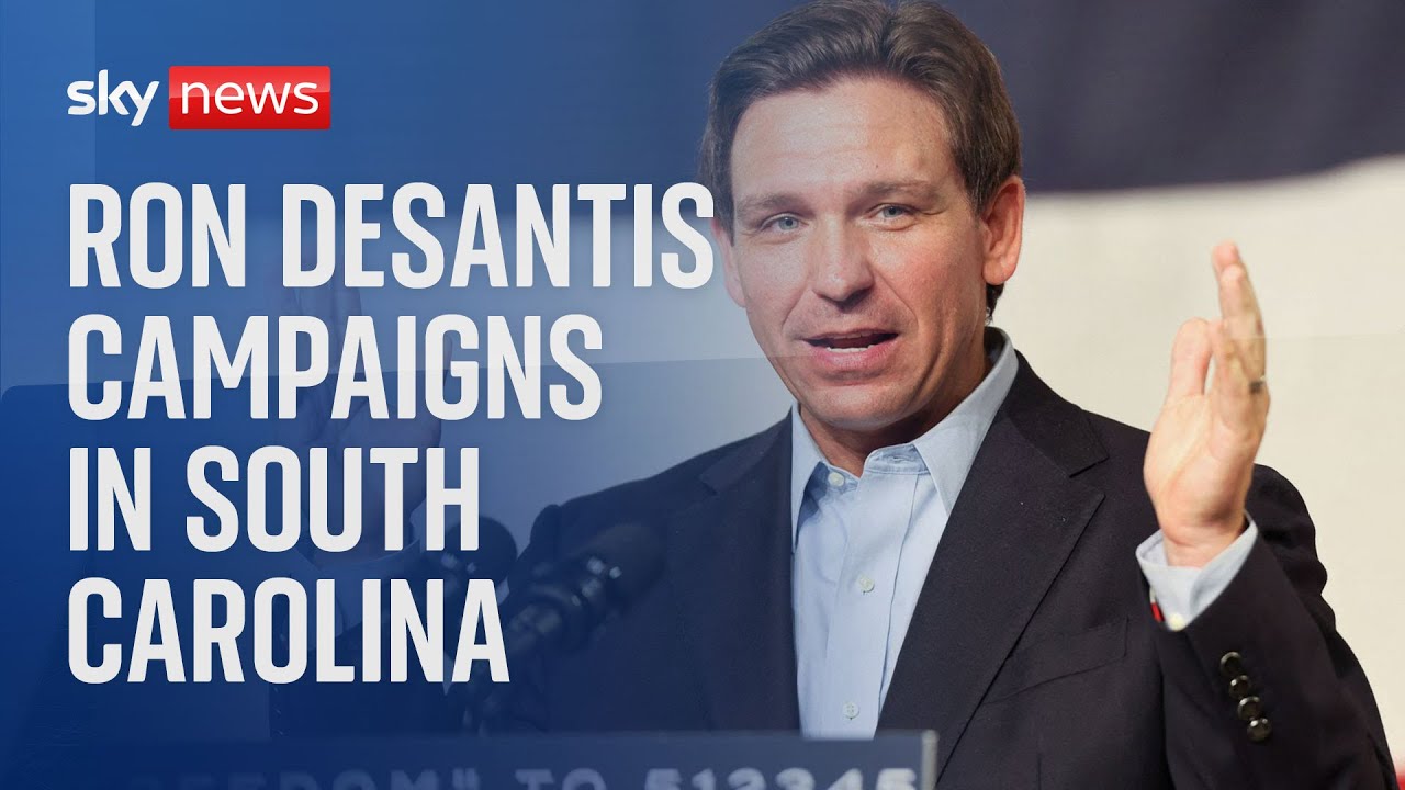Florida Governor Ron DeSantis campaigns in South Carolina