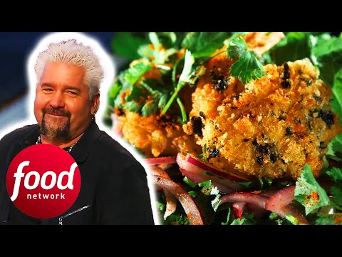 Guy Fieri AMAZED When Chefs Cook With Gummy Frogs, Baby Food, And Seaweed | Guy’s Grocery Games