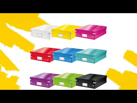 Leitz WOW Click & Store Organiser Box Product Video
