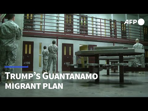 Trump unveils plan to detain 30,000 migrants at Guantanamo | AFP