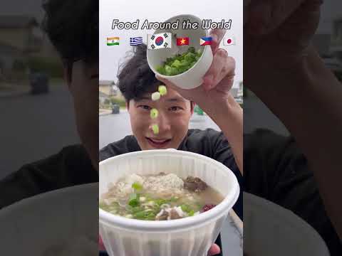 Enjoying Food Around the World