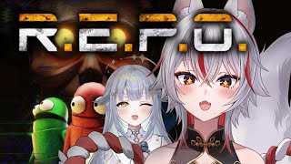 🔴【 R.E.P.O. 】初見お宝集め！あまねすやとコラボ【 #新人Vtuber /狐狛ぎん 】 #ぎん座