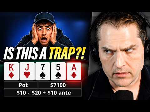 New Video from CrushlivePoker: The QUIETEST Player at the Table Hit Me With a 2X POT Overbet