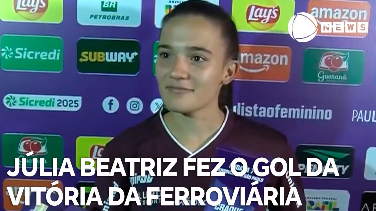 Atleta Destaque da Semana – 25/08: Júlia Beatriz fez o gol da vitória da Ferroviária
