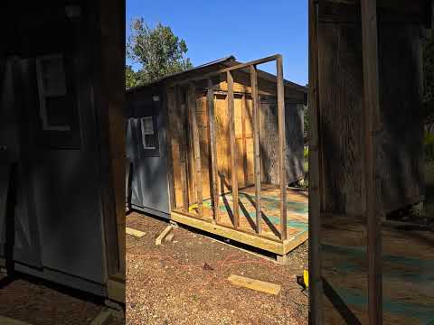 Bathroom Added to She-Shed #diy #bathroom #building #woodworking #construction #diyprojects #wood
