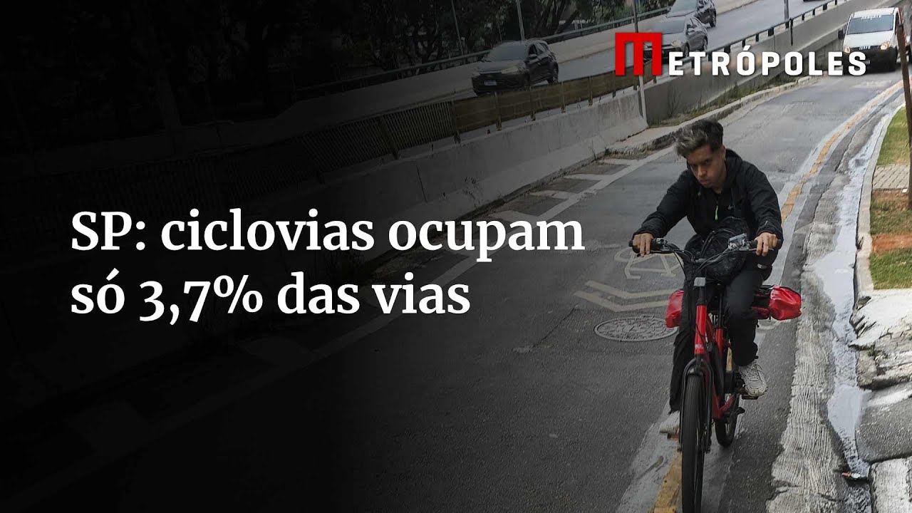São Paulo lidera em extensão, mas ciclovias são 3,7% da malha viária