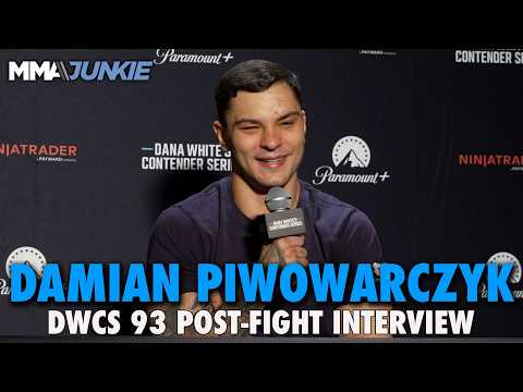 Damian Piwowarczyk survives broken foot early in fight en route to earning UFC contract | DWCS 93