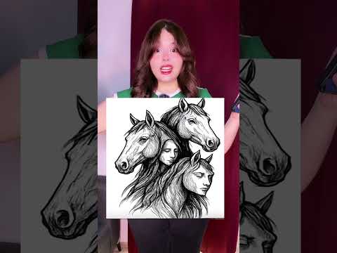 Los dueños de los caballos se esconden en la imagen #shorts