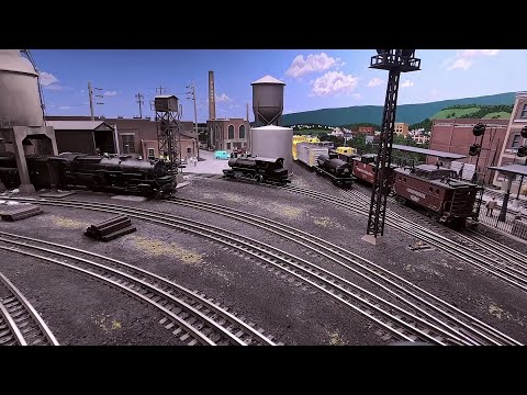 Model railroad USA / Modelspoor V.S: Neal Schorr's Pennsy Middle Division