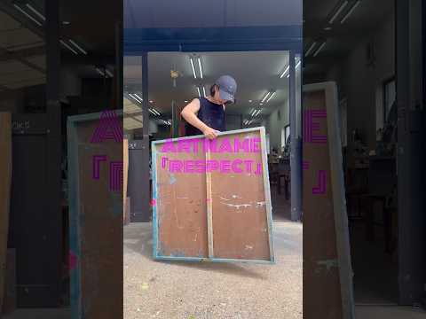 『アート』respect #painting #パフォーマンスアート #artist #art #artwork #アート