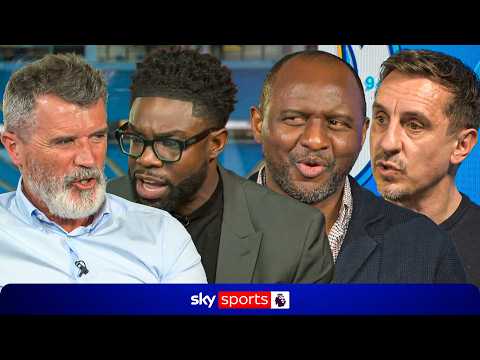 "I disagree" | Keane, Richards, Vieira & Neville DEBATE the title race after Man City beat Arsenal