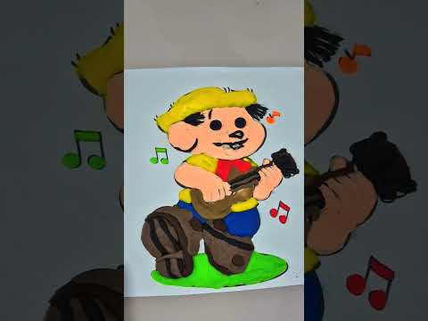 COLORINDO COM MASSINHA DE MODELAR!#shorts