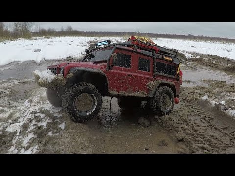 Задымил Defender. Снова русский сумасшедший водитель (TRX-4) - UCX2-frpuBe3e99K7lDQxT7Q