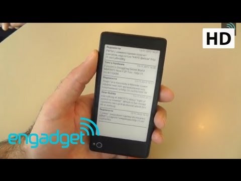 YotaPhone Hands On Review | Engadget - UC-6OW5aJYBFM33zXQlBKPNA