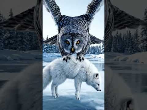 Deer's warning to mother Owl #animal #rescue #owl