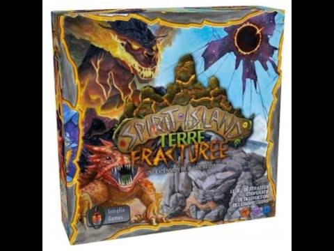 Spirit Island extension "terre fracturée" unboxing