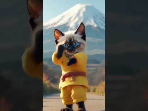 猫の動画サムネイル - AIcatdance#shorts #funny #catdance#kitten #猫#ダンス#猫ダンス