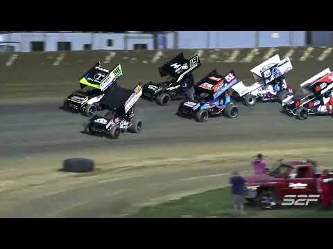 8.31 POWRi 410 Outlaw Sprint League at Lake Ozark Speedway | Highlights - dirt track racing video image