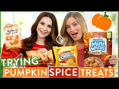 TRYING FUN PUMPKIN SPICE FLAVORED FOOD - UCjwmbv6NE4mOh8Z8VhPUx1Q