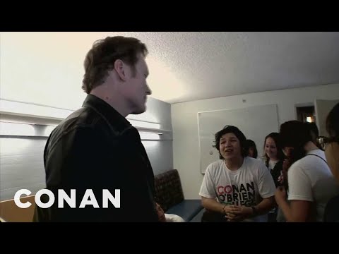 Conan Visits "Conan O'Brien College" - CONAN on TBS - UCi7GJNg51C3jgmYTUwqoUXA