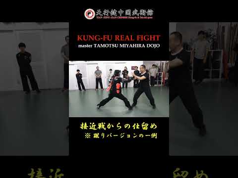 REAL KUNGFU  FIGHT　master TAMOTSU MIYAHIRA DOJO