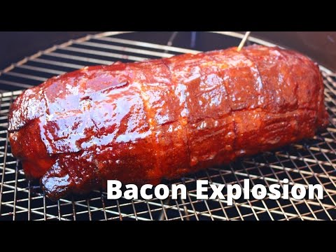 Bacon Explosion stuffed with Jalapeños & Cheese | Football Explosion Recipe - UC--MxpGXJ3LVD8KvlNzRlcA