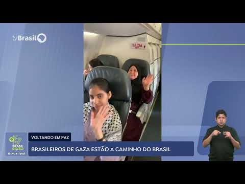 Brasileiros repatriados da Faixa de Gaza estão a caminho do Brasil