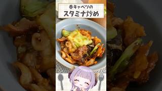 元気でない人集合！春キャベツを食べる！！キャベツのスタミナ炒め #vtuber #cooking
