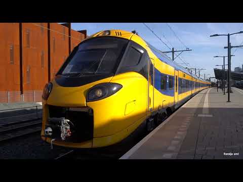 ICNG 3302 + 3301 halteren op station Tilburg als testrit naar Vorst in Belgie!