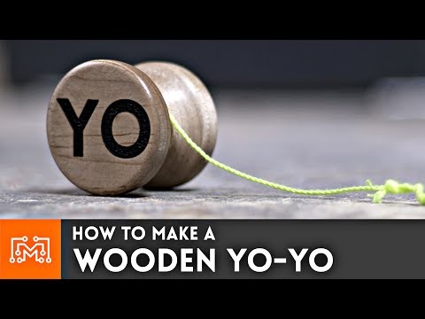 How to make a wooden Yo-yo (with a bearing) // Woodworking - UC6x7GwJxuoABSosgVXDYtTw