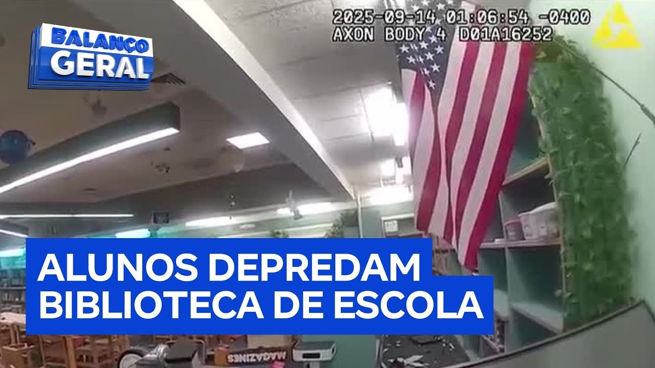 Jovens depredam biblioteca de escola nos Estados Unidos