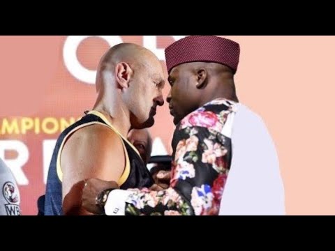 Пошла ЖАРА! Официальная встреча Фрэнсиса Нганну с Тайсоном Фьюри!