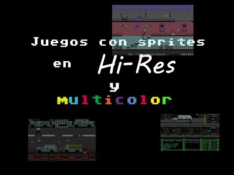 Directitos in the Middle of the Night: Jugando un par de horas a Juegos con Sprites en Hires y multi