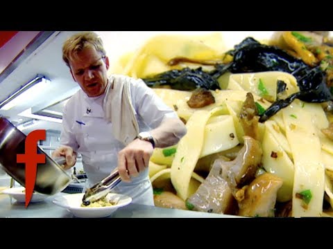 Gordon Ramsay Shows How To Make Fresh Pasta for Tagliatelle and Wild Mushrooms | The F Word - UCiZ9jB1O8Aof6P2F9aRNJLg