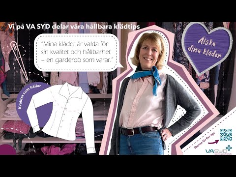 Älska dina kläder - Hållbara klädtips från Christina på VA SYD